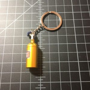Nitrous Tank Key chain (opens) Gold