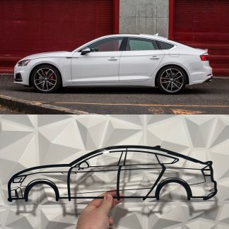 2024+ S5 Sportback Silhouette Line Wall Art