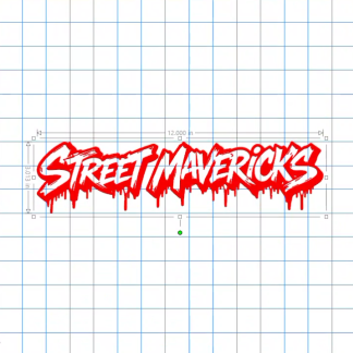 Street Mavericks Paint Drip Sticker