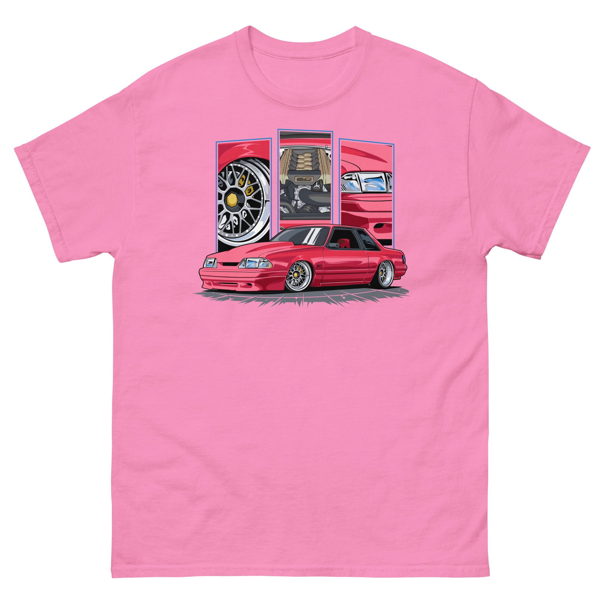 Red Foxbody Cobra Unisex Classic Tee - Image 12