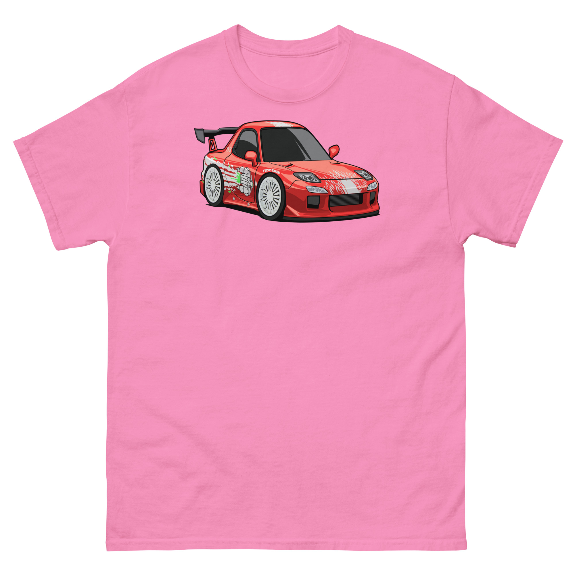 RX-7 Chibi Style Unisex Classic Tee - Image 12
