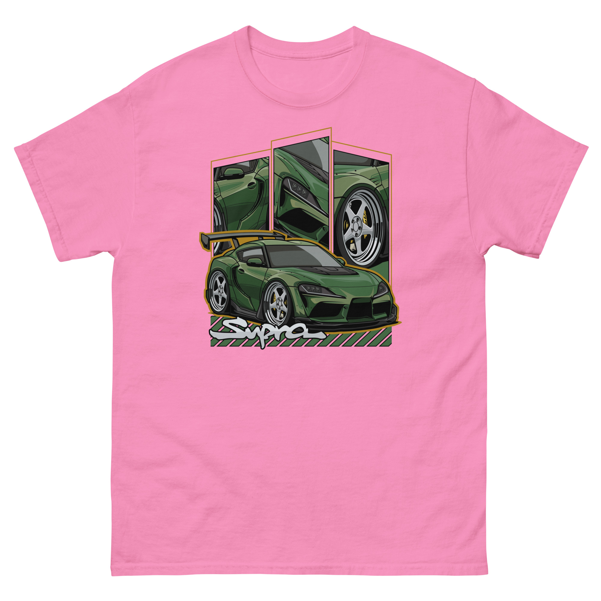 JDM Green Supra MK5 Unisex Classic Tee - Image 12