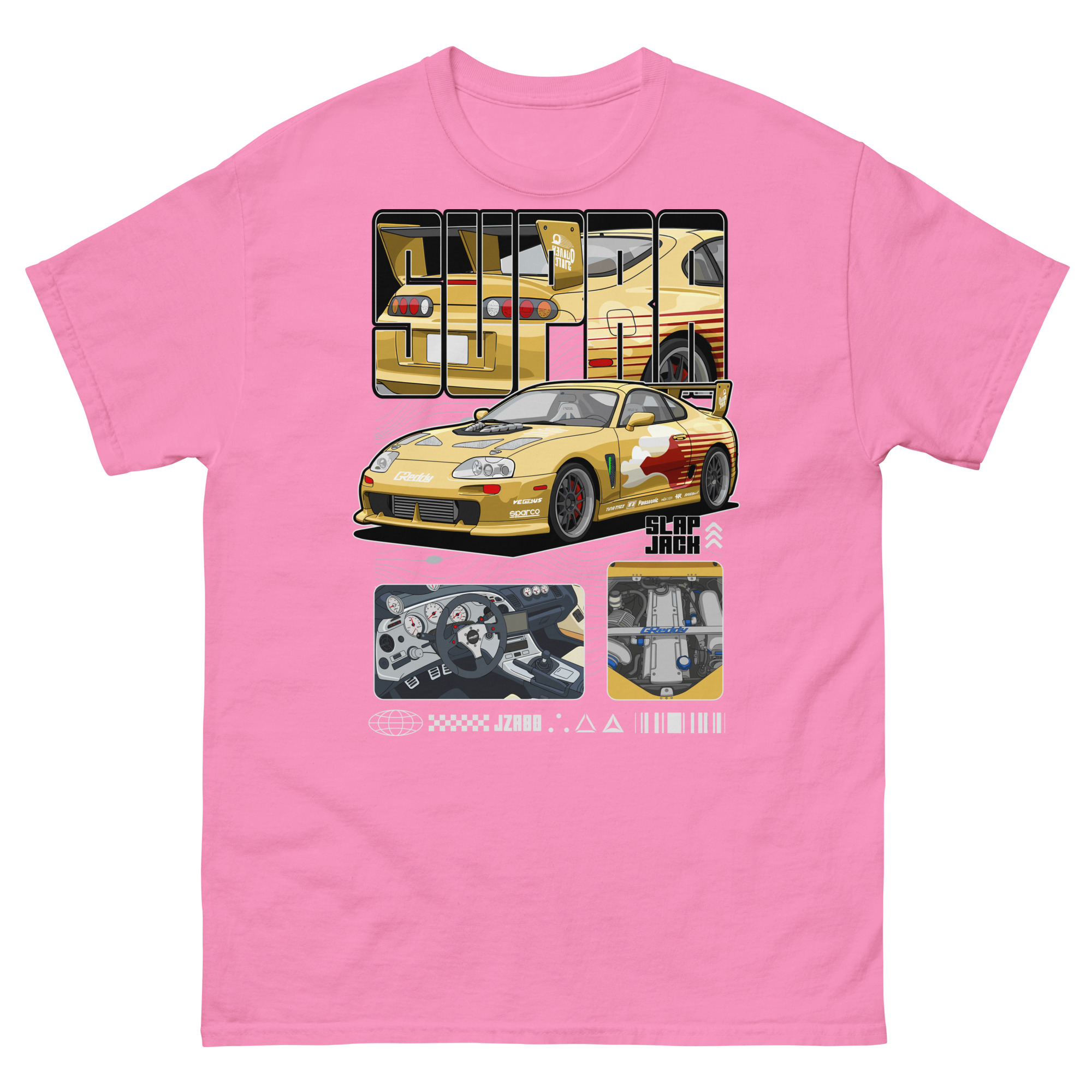 Slap Jack's Supra MK4 Unisex Classic Tee - Image 12
