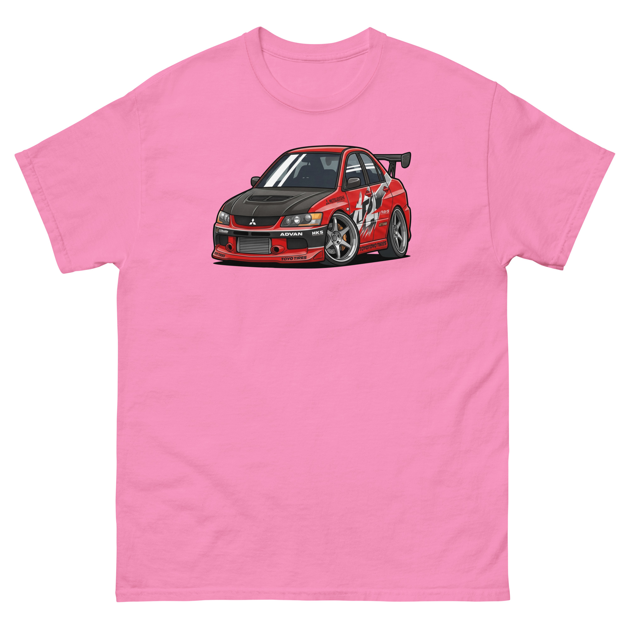2006 Evo IX Chibi Style Unisex Classic Tee - Image 12