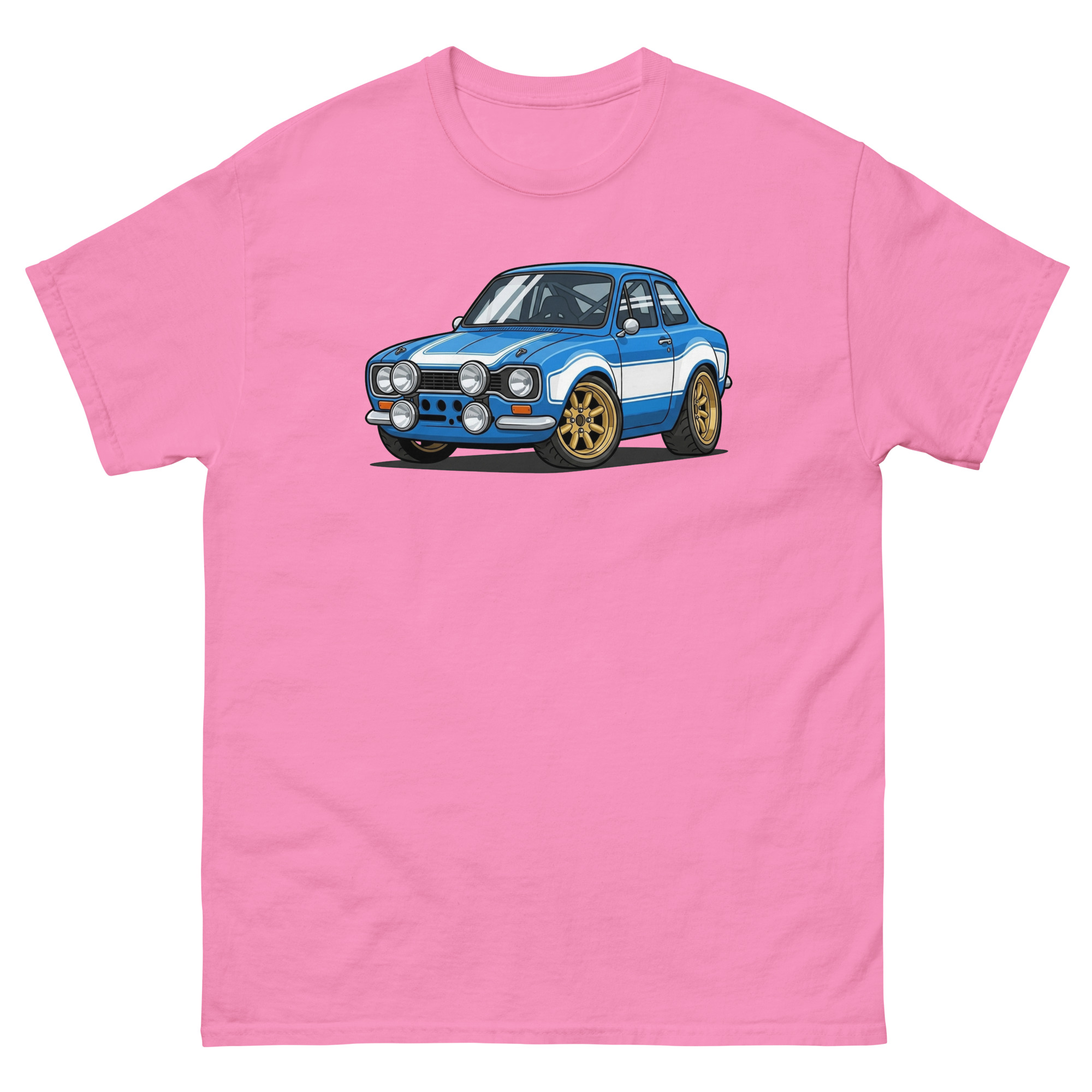 1970 Escort MK1 Chibi Style Unisex Classic Tee - Image 12