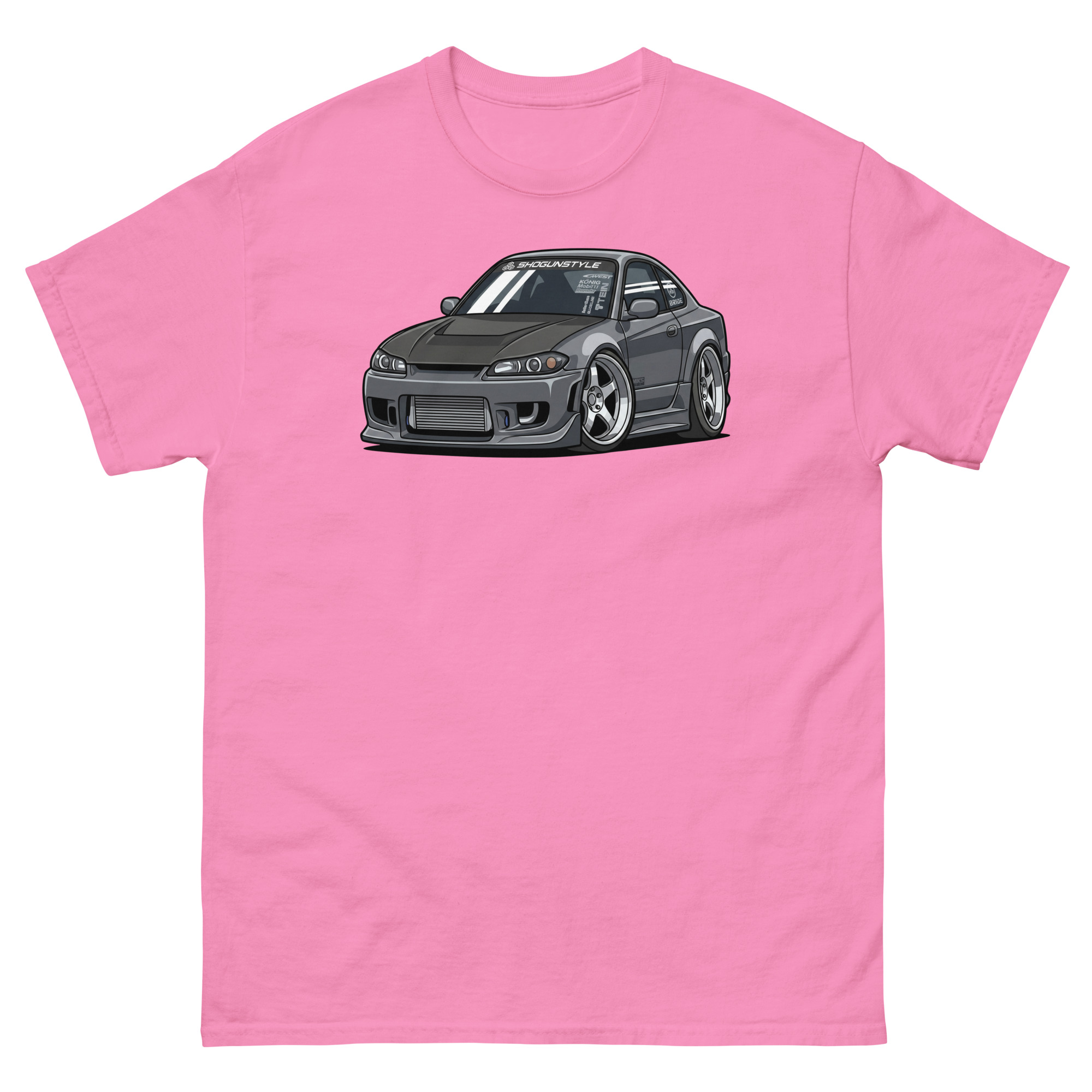 2000 Silvia S15 Chibi Style Unisex Classic Tee - Image 12