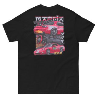 Dom's RX-7 Unisex Classic Tee (Front/Back Design)