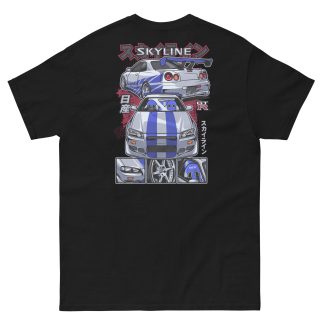 Brian's Skyline GTR R34 Unisex Classic Tee (Front/Back Design)