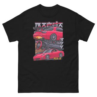 Red JDM RX-7 Unisex Classic Tee
