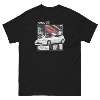 White Type R Unisex Classic Tee