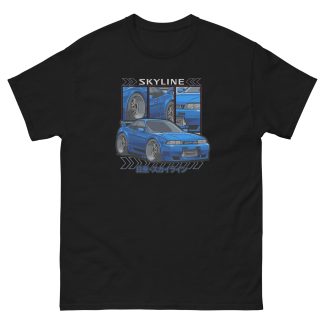 Blue JDM Skyline R33 Unisex Classic Tee