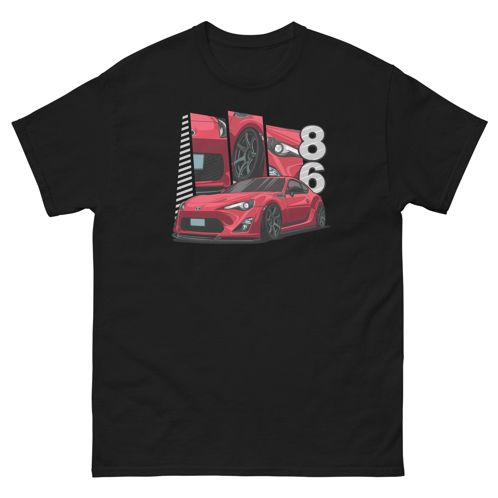 Red JDM GT86 Unisex Classic Tee