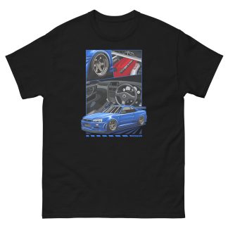 Sexy Blue GTR R34 Unisex Classic Tee