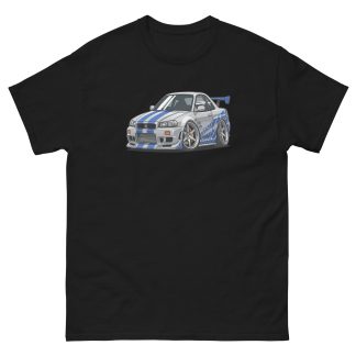 Brian's 1999 Skyline GT-R R34 Chibi Style Unisex Classic Tee