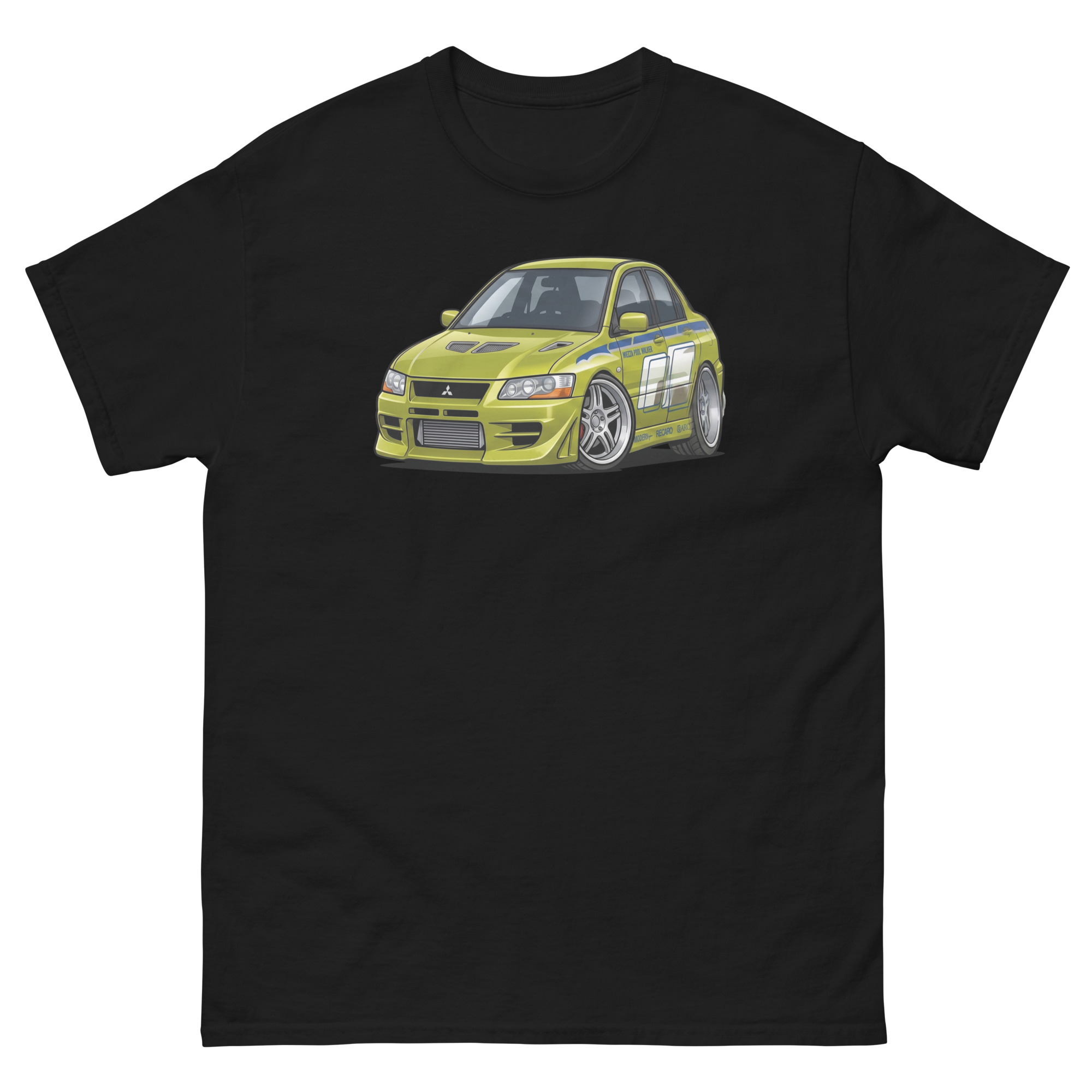Brian's 2002 Evo VII Chibi Style Unisex Classic Tee