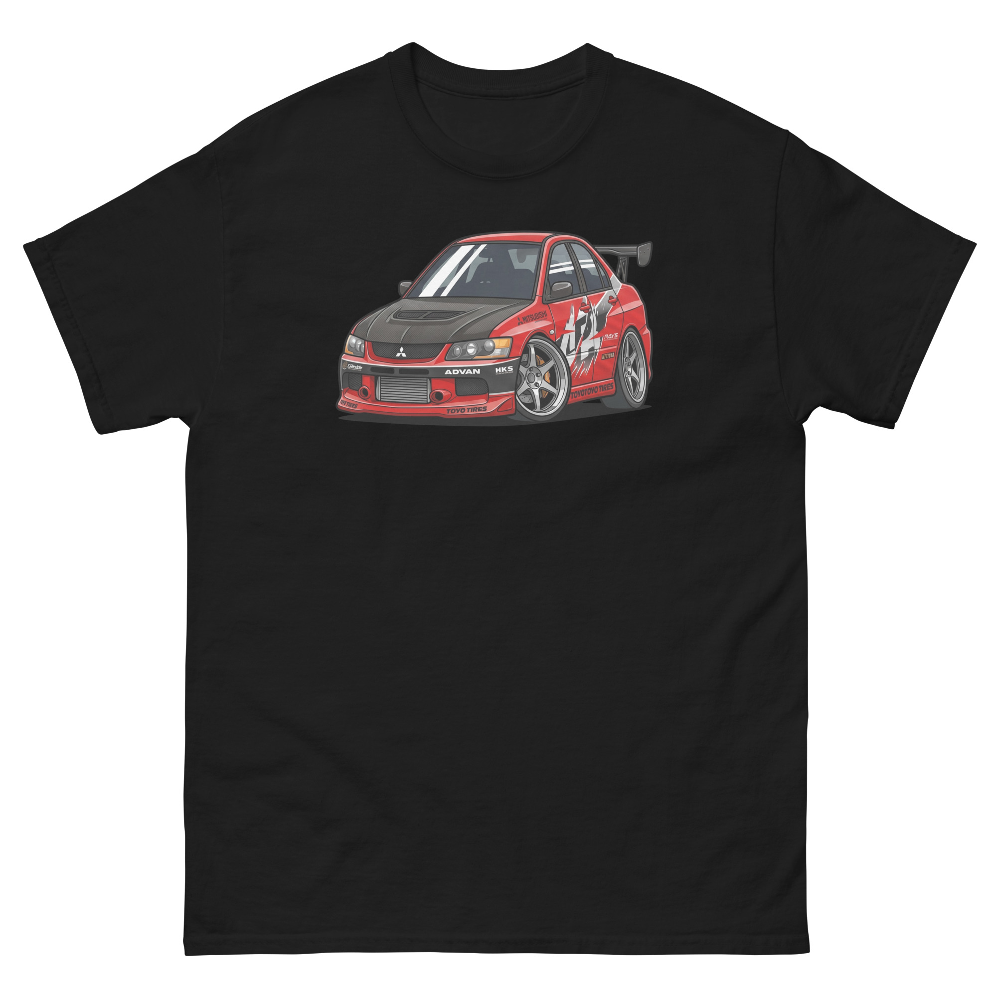 2006 Evo IX Chibi Style Unisex Classic Tee