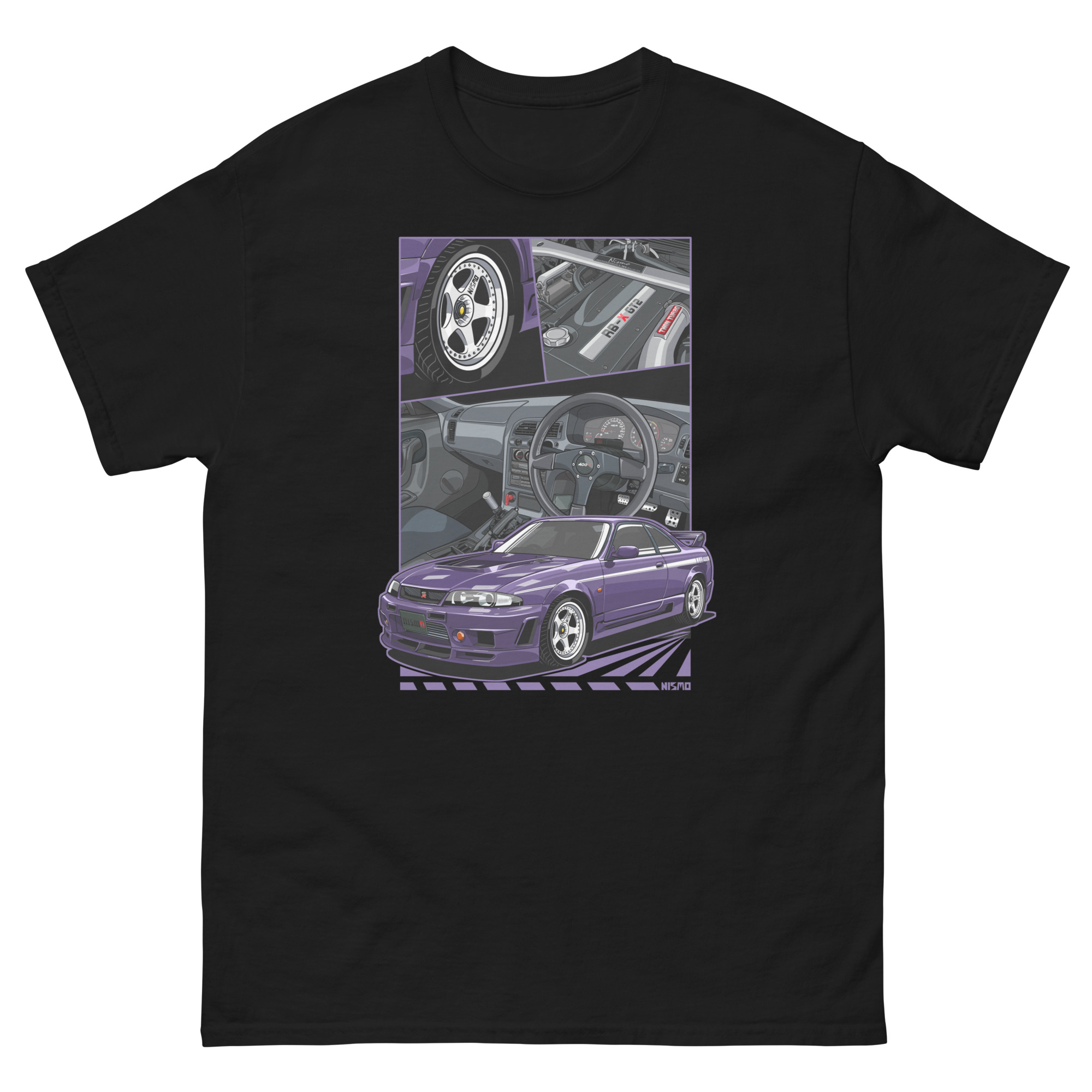 Purple Skyline R34 Unisex Classic Tee