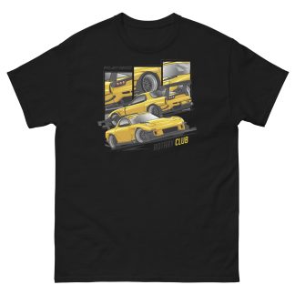 JDM Yellow RX-7 Rotary Club Unisex Classic Tee