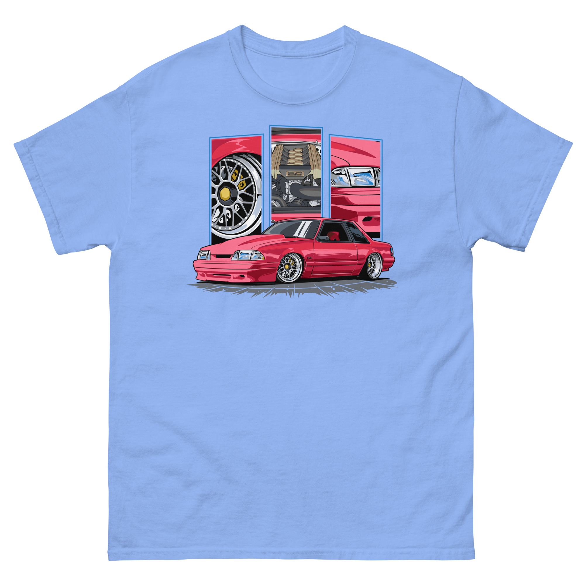 Red Foxbody Cobra Unisex Classic Tee - Image 13