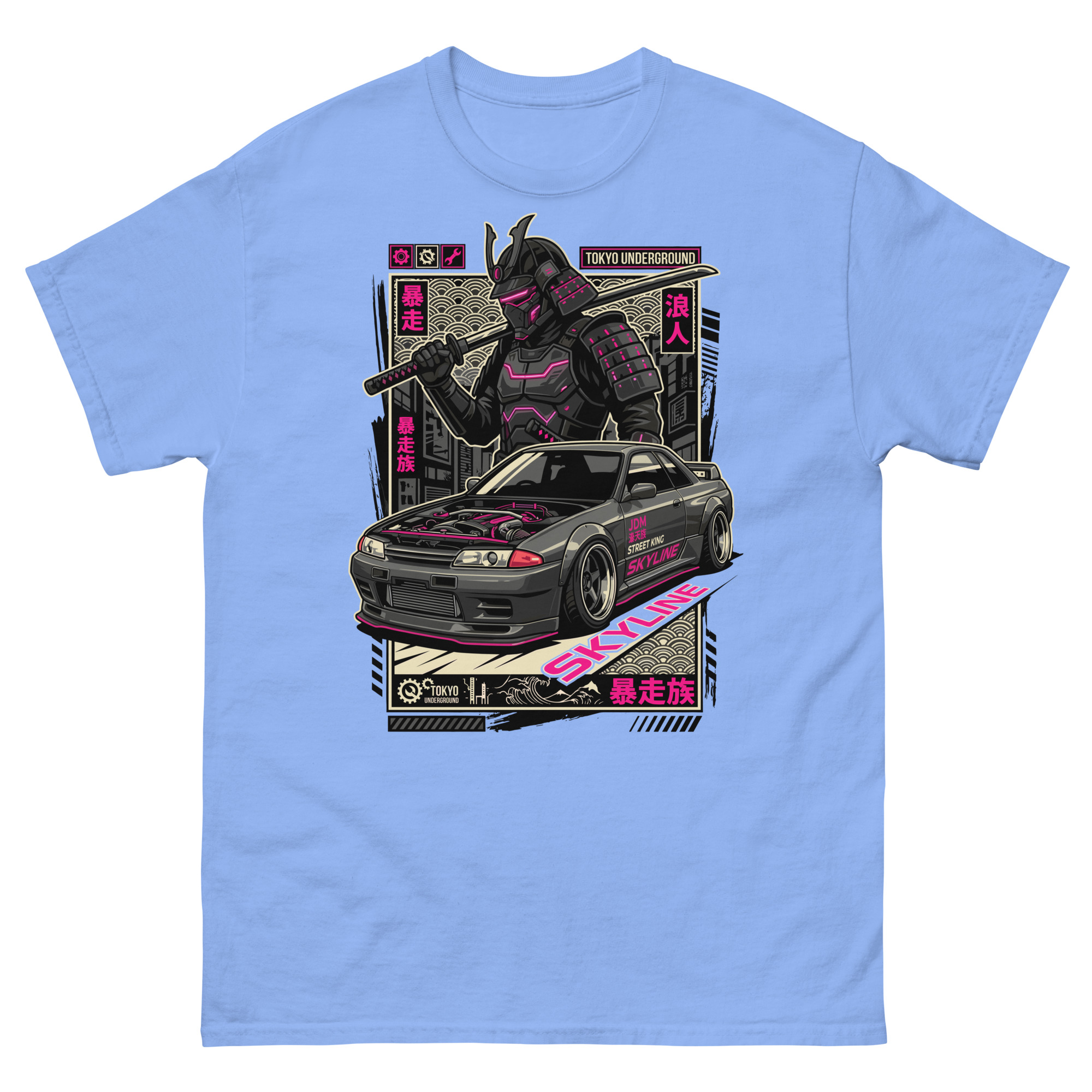 Samurai Skyline R32 Unisex Classic Tee - Image 13
