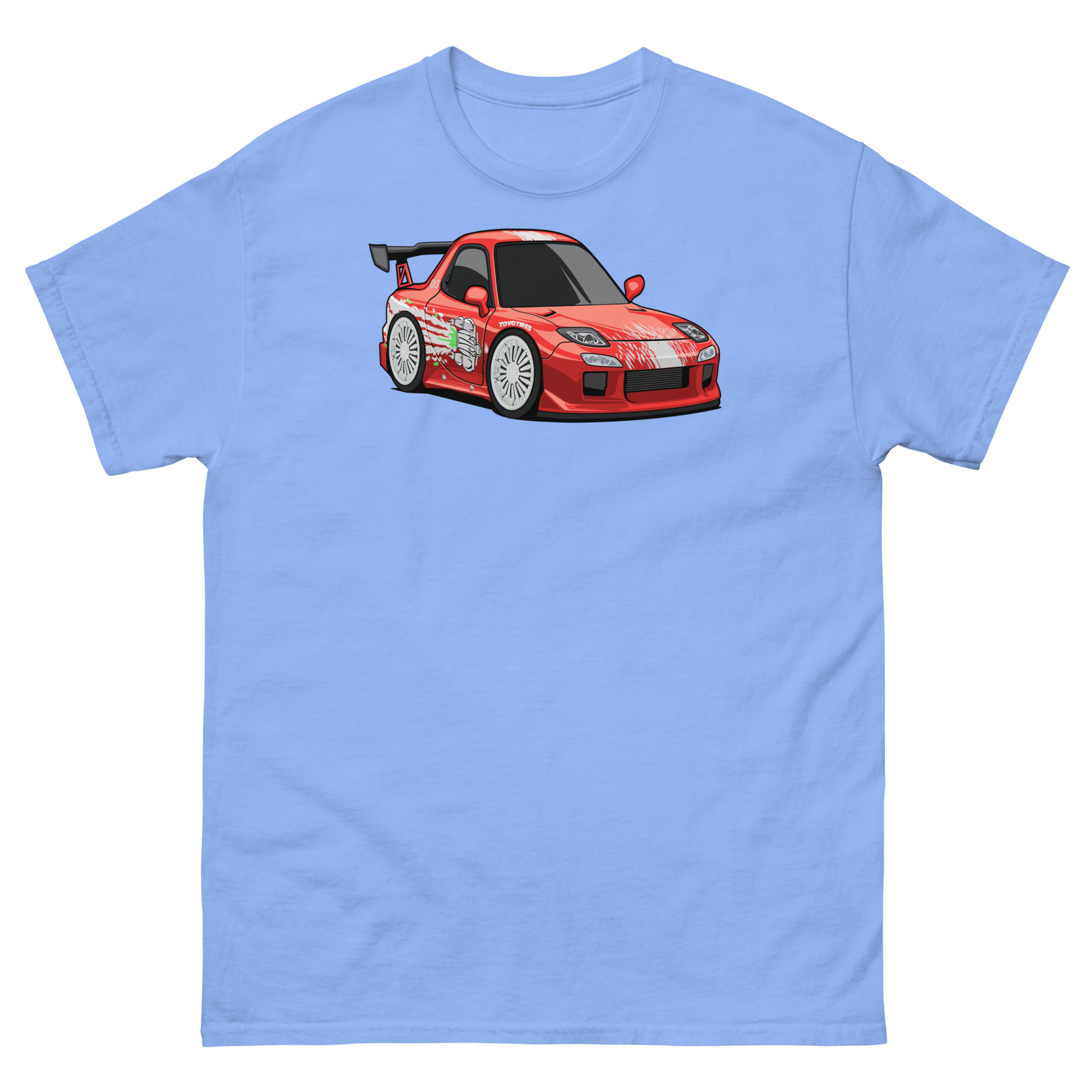 RX-7 Chibi Style Unisex Classic Tee - Image 13
