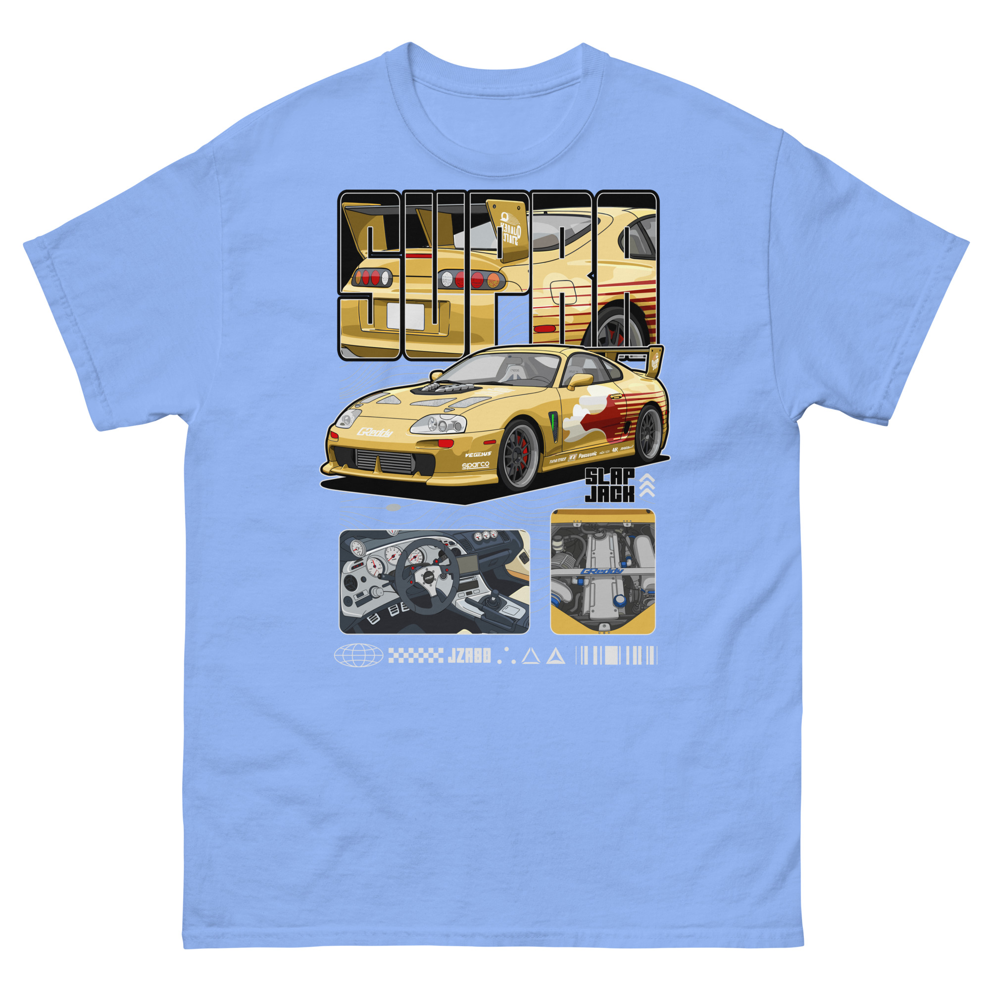 Slap Jack's Supra MK4 Unisex Classic Tee - Image 13