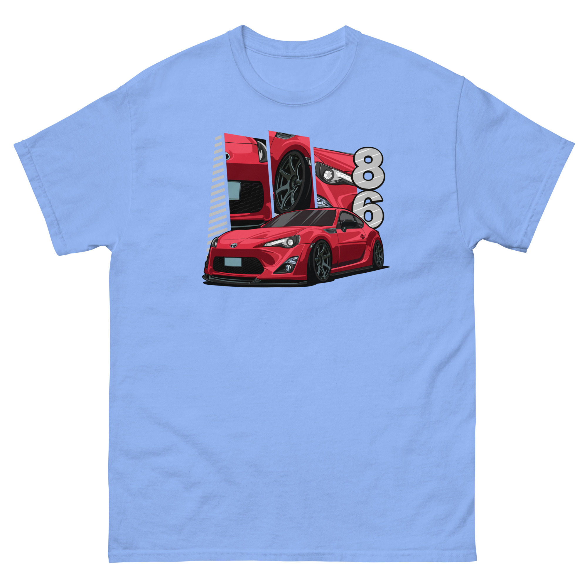 Red JDM GT86 Unisex Classic Tee - Image 25
