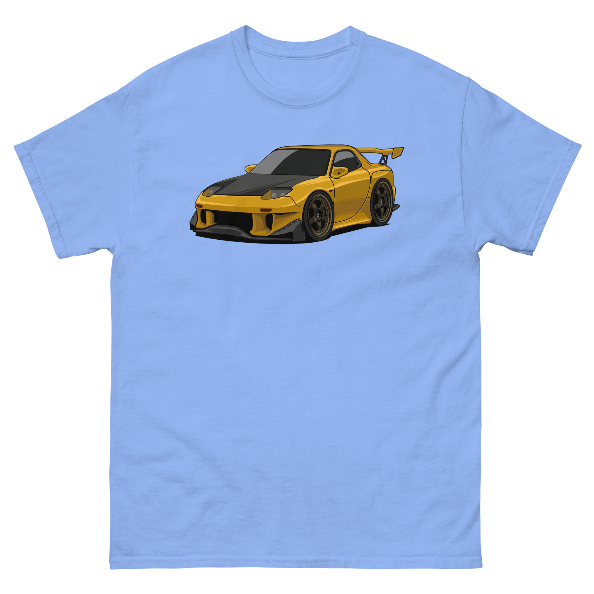 Yellow RX-7 Unisex Classic Tee - Image 25