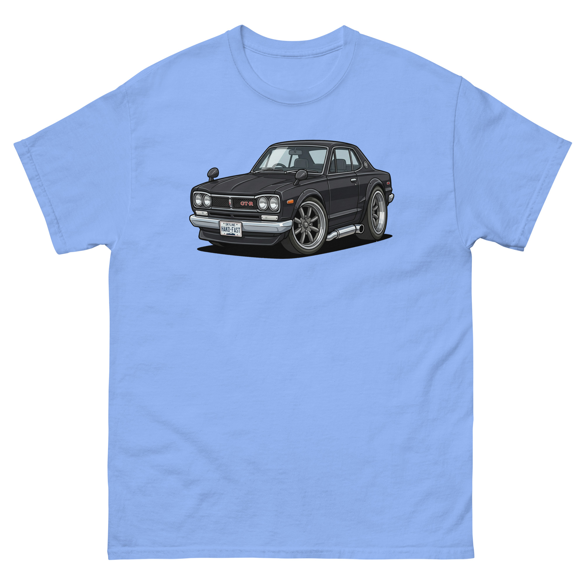 1971 Skyline GT-R Chibi Style Unisex Classic Tee - Image 13