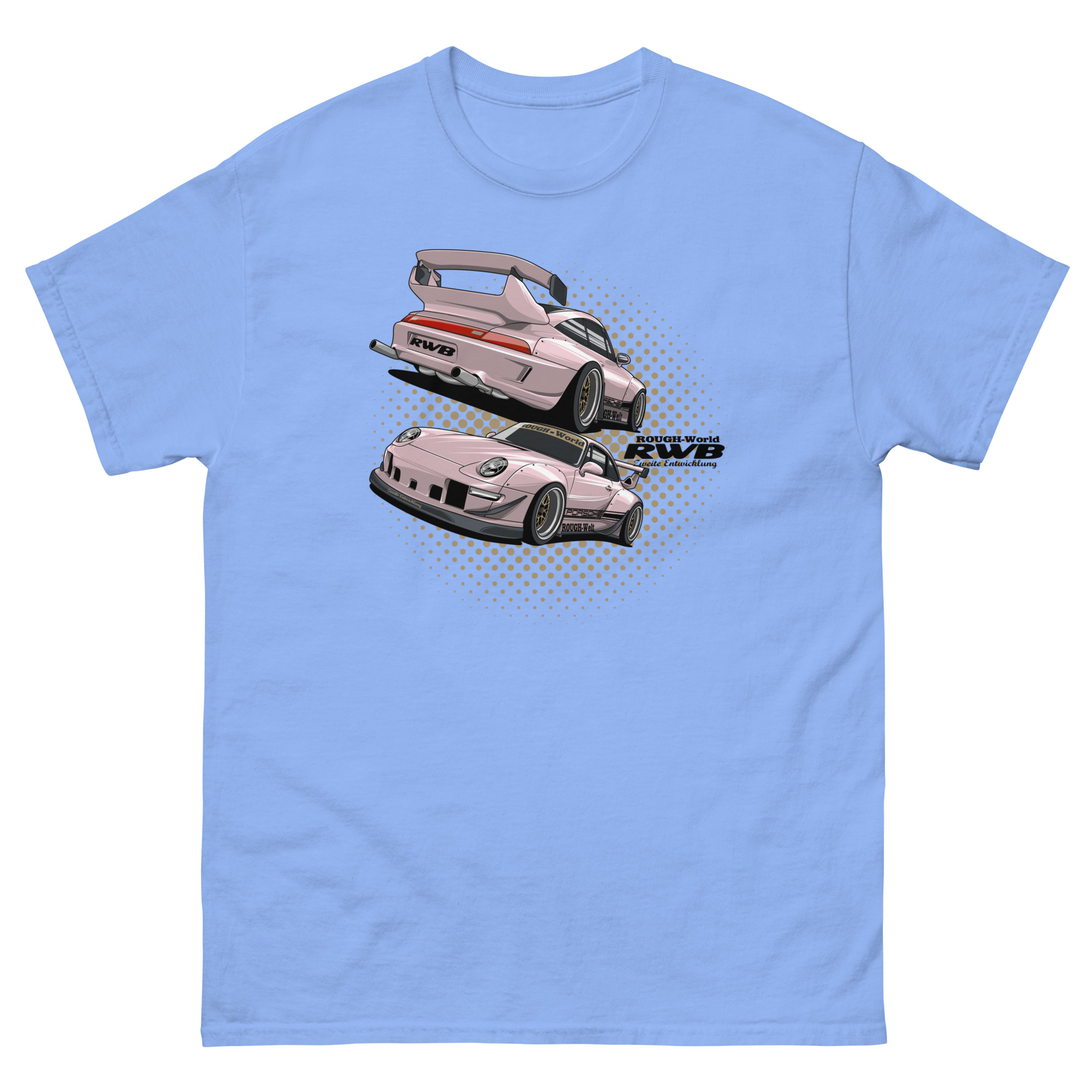 JDM Pink RWB Unisex Classic Tee - Image 13