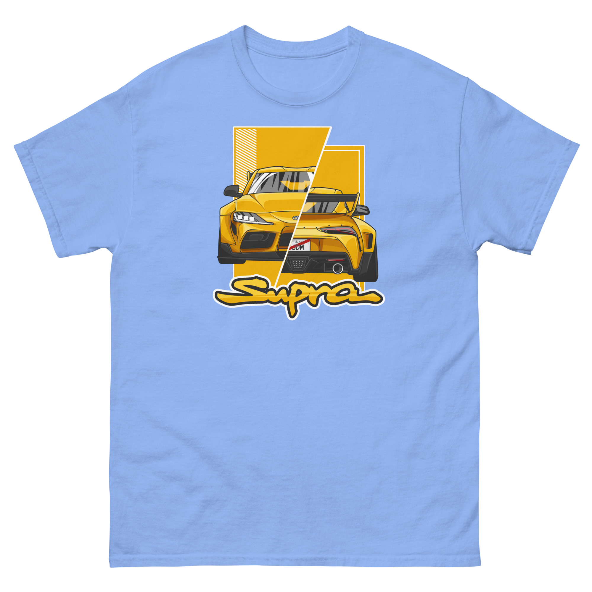 JDM Supra MK5 Yellow Unisex Classic Tee - Image 13