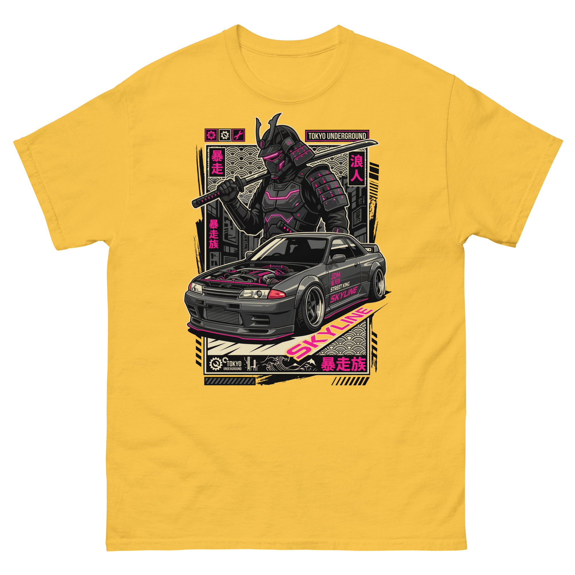 Samurai Skyline R32 Unisex Classic Tee - Image 17
