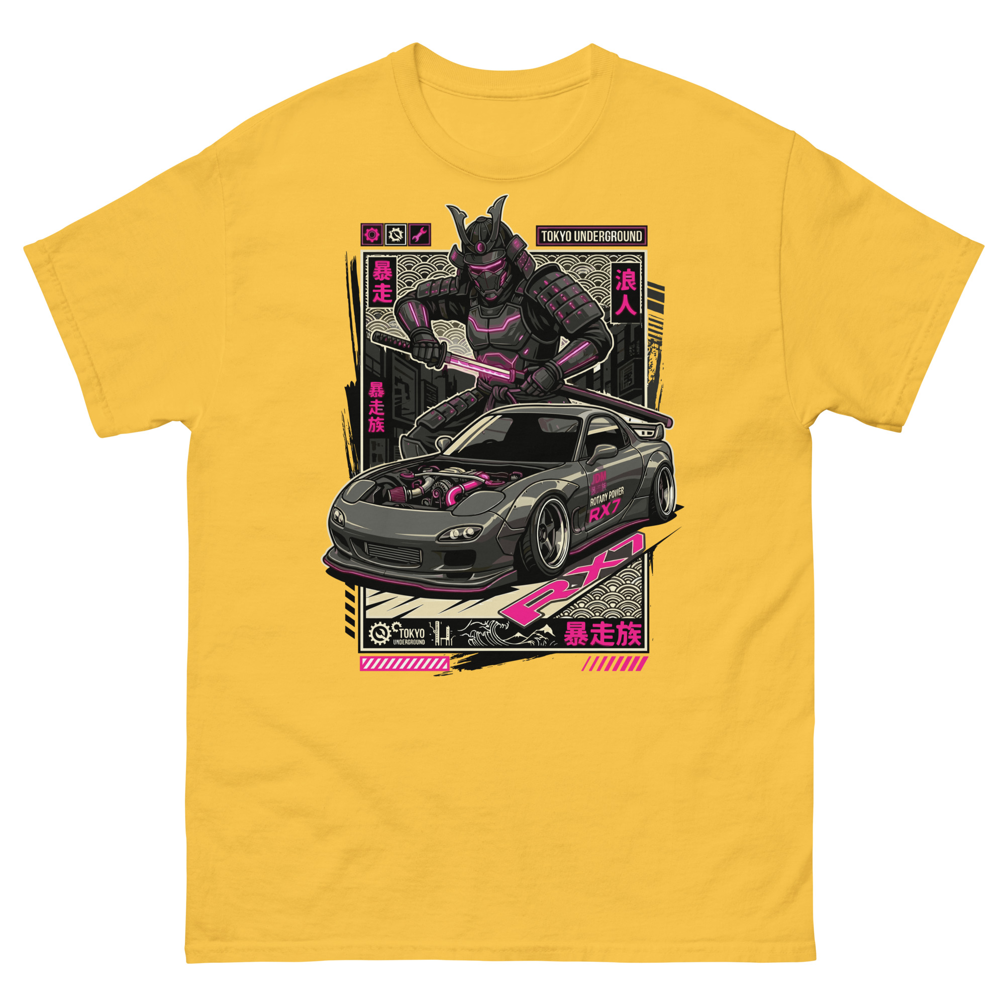 Samurai RX-7 Unisex Classic Tee - Image 17