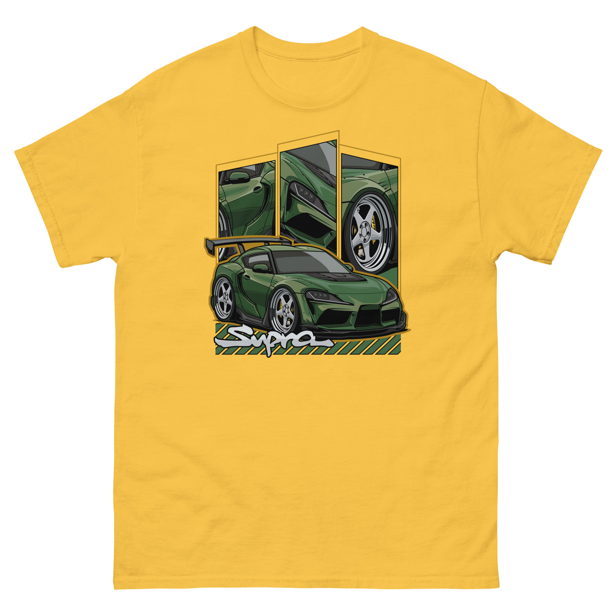 JDM Green Supra MK5 Unisex Classic Tee - Image 17