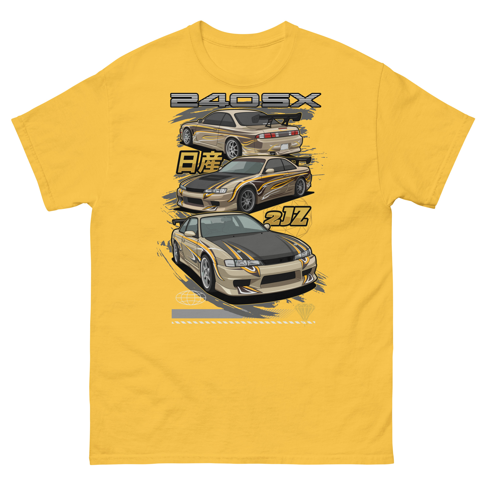 JDM Silvia S14 Unisex Classic Tee - Image 17
