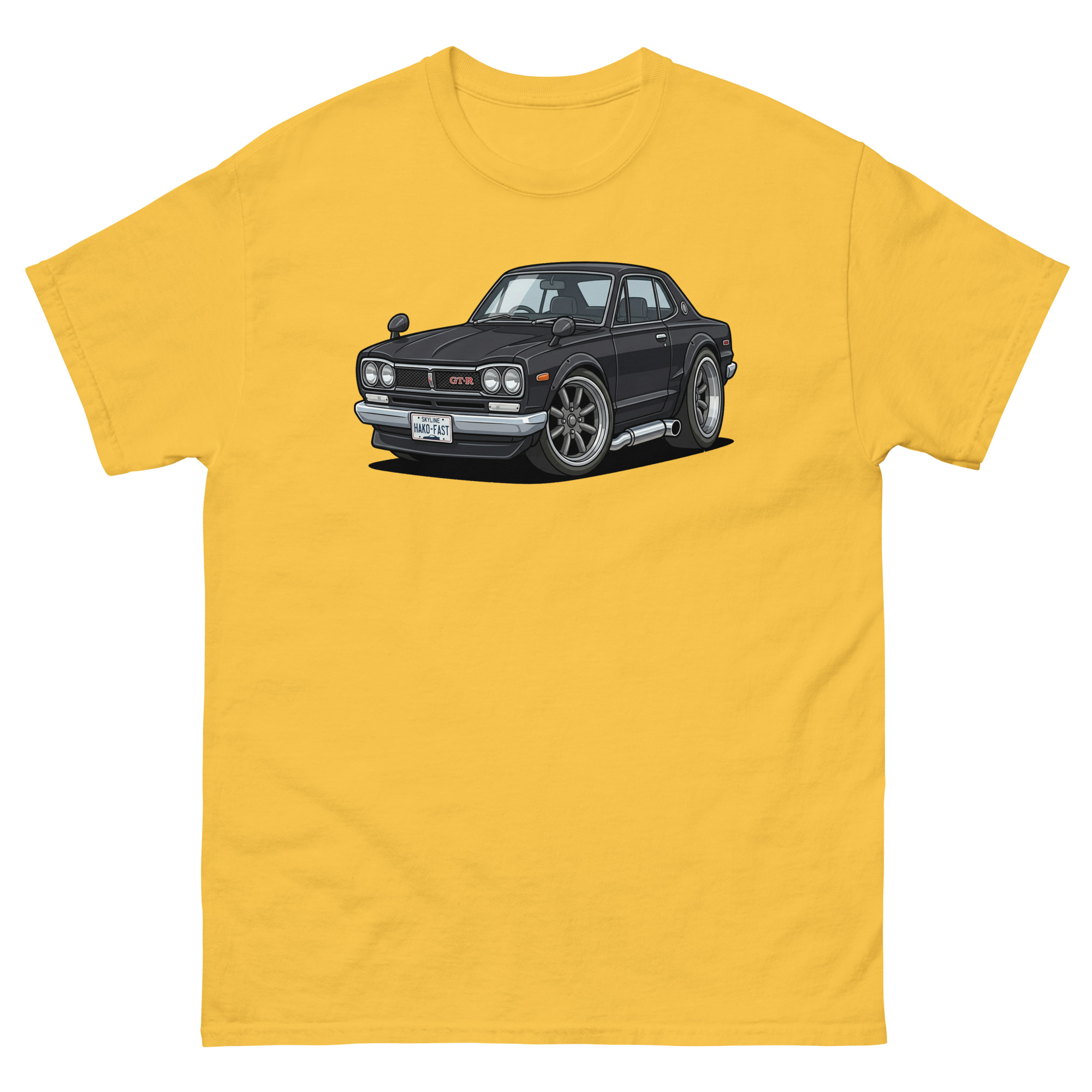 1971 Skyline GT-R Chibi Style Unisex Classic Tee - Image 17