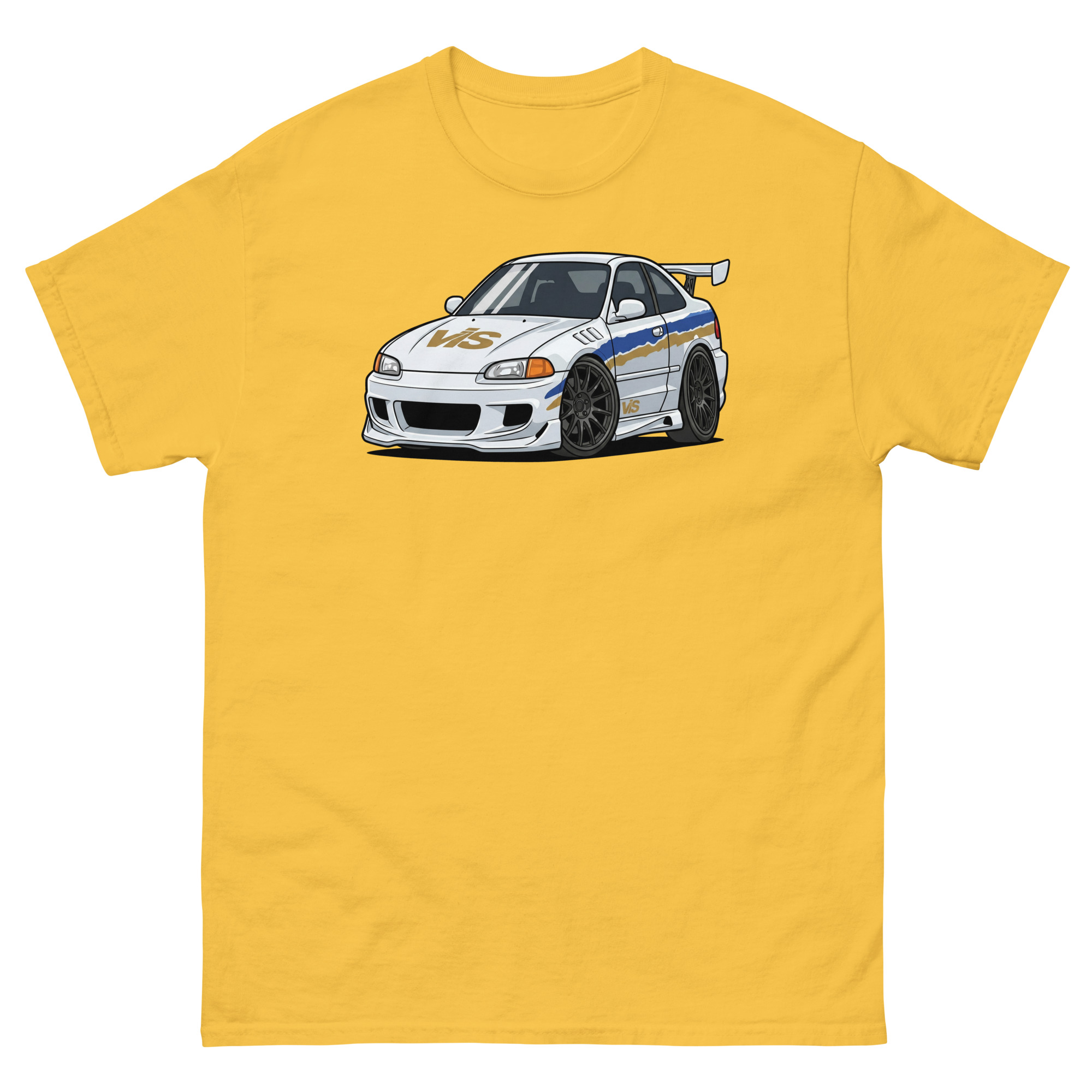1993 Civic Coupe Chibi Style Unisex Classic Tee - Image 33