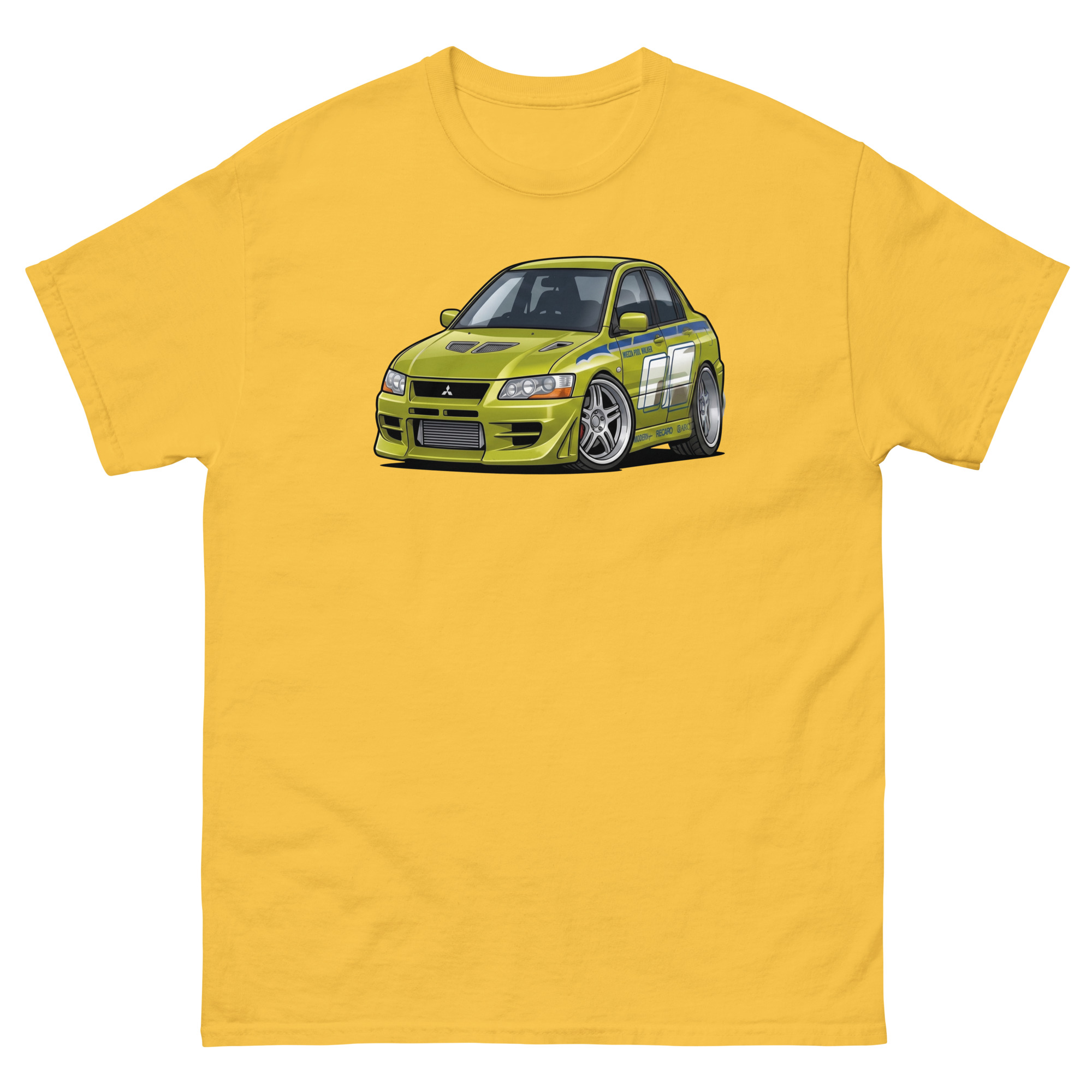 Brian's 2002 Evo VII Chibi Style Unisex Classic Tee - Image 33