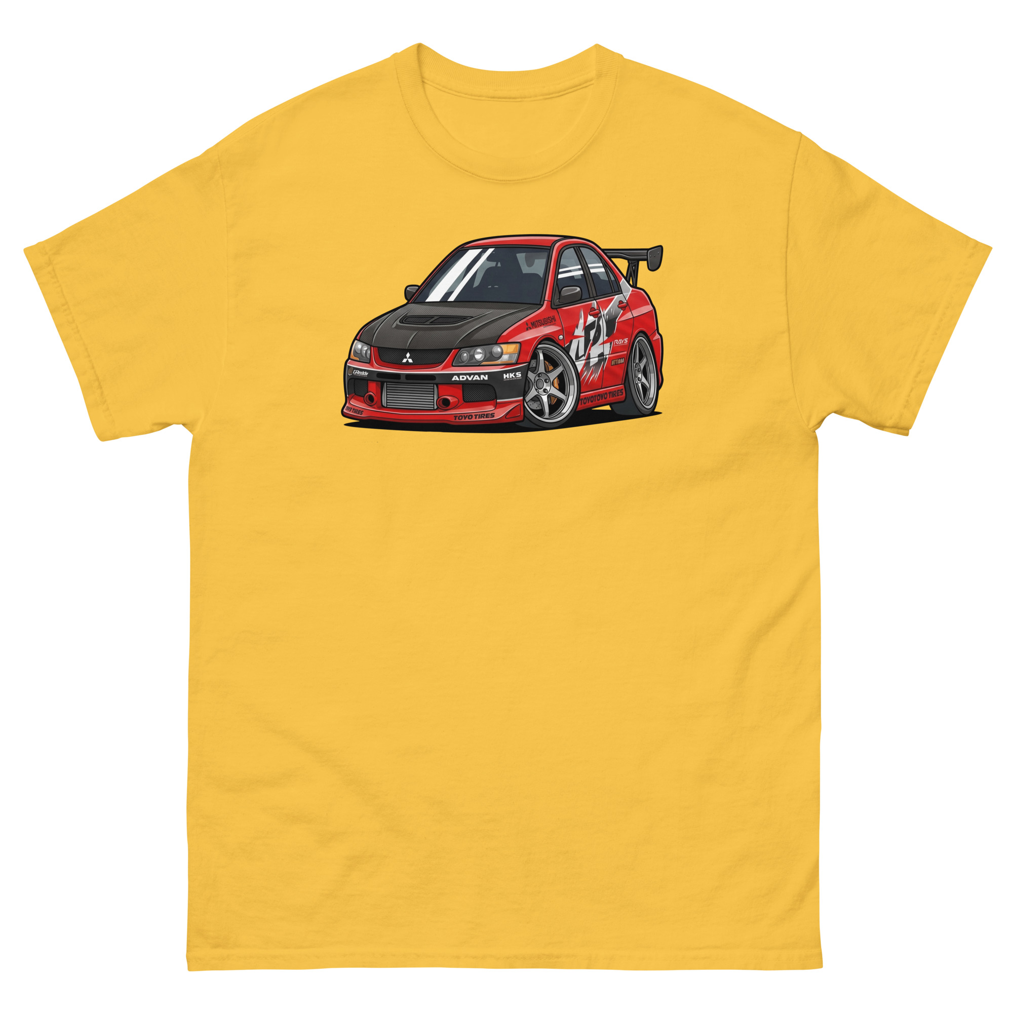 2006 Evo IX Chibi Style Unisex Classic Tee - Image 17