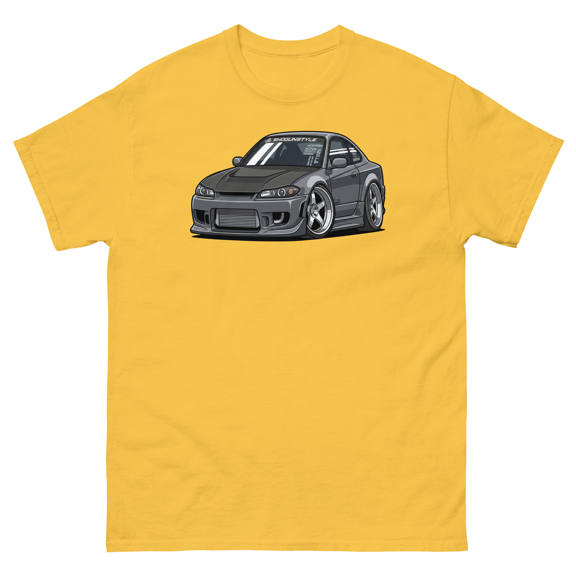 2000 Silvia S15 Chibi Style Unisex Classic Tee - Image 17