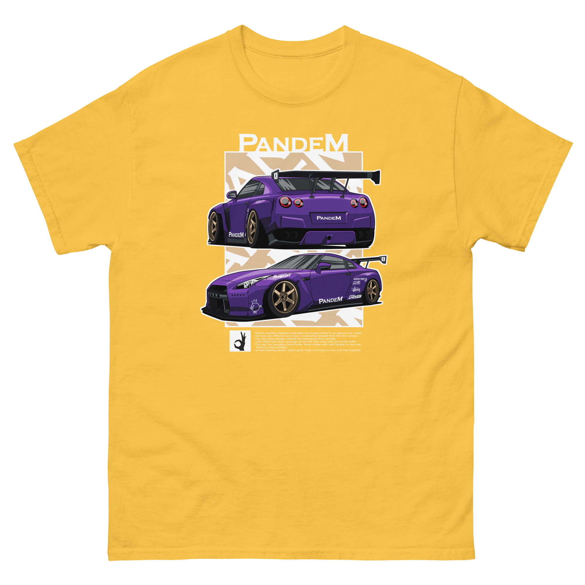 Pandem R35 JDM Unisex Classic Tee - Image 17