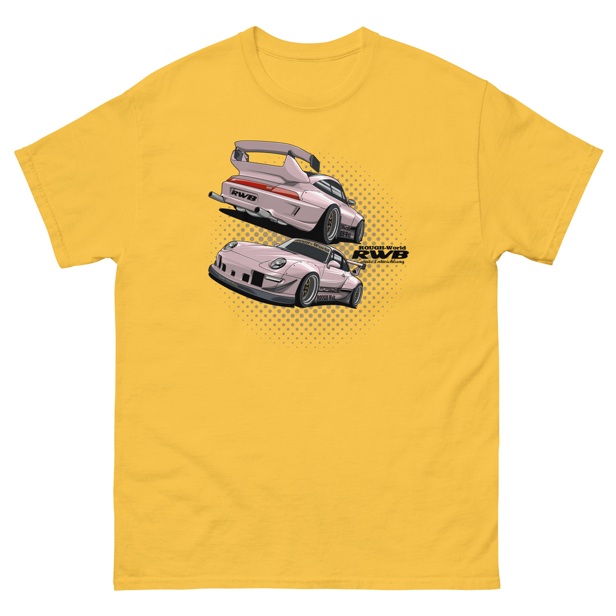 JDM Pink RWB Unisex Classic Tee - Image 17