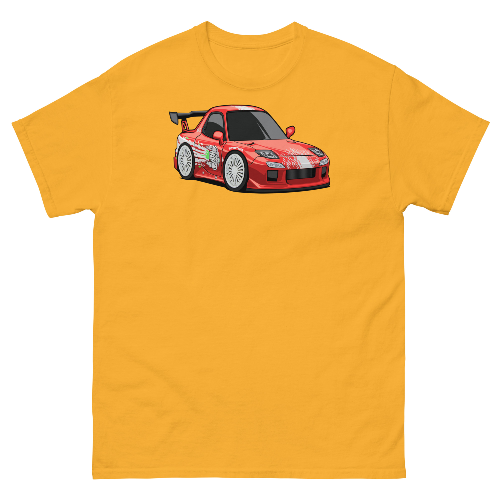 RX-7 Chibi Style Unisex Classic Tee - Image 14