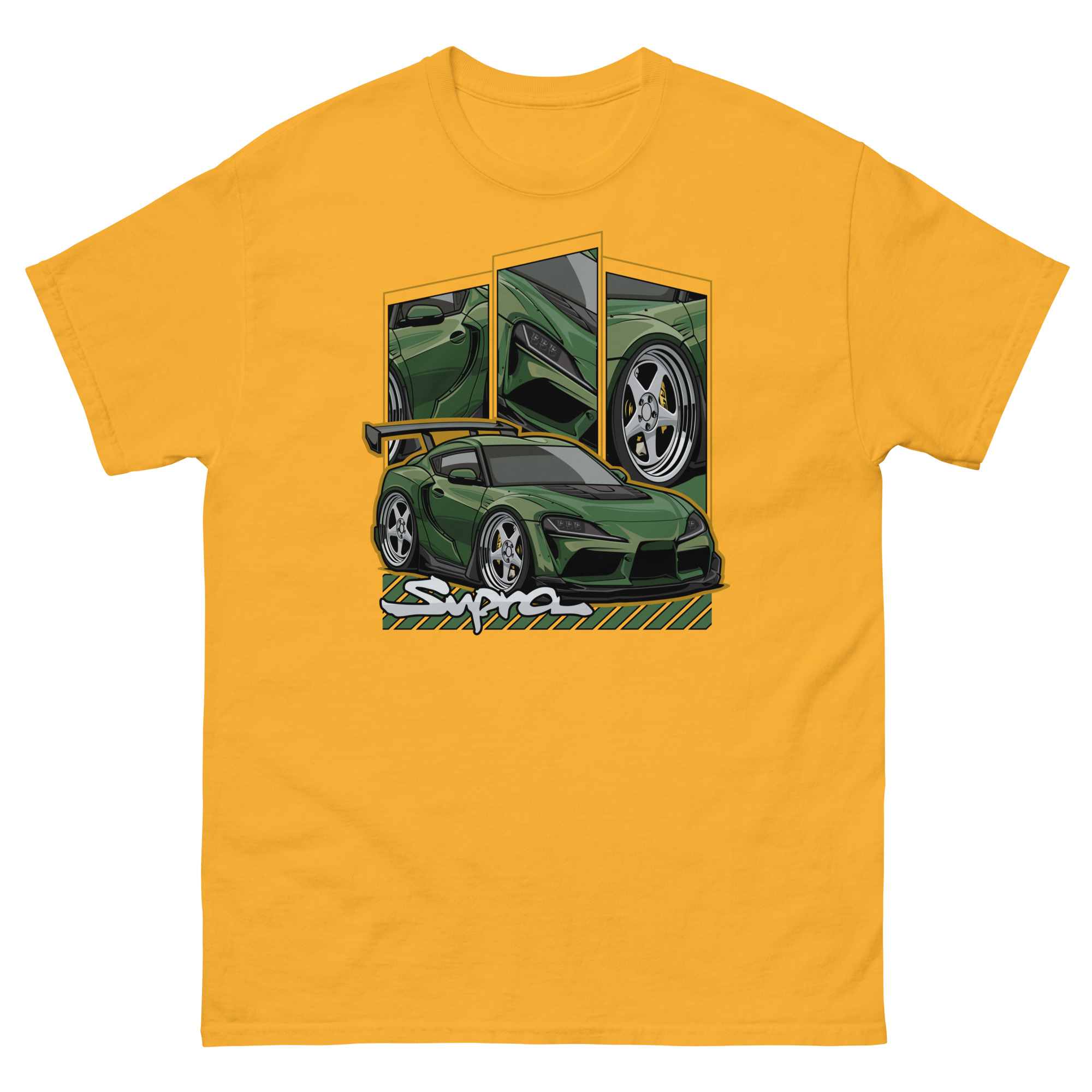 JDM Green Supra MK5 Unisex Classic Tee - Image 14