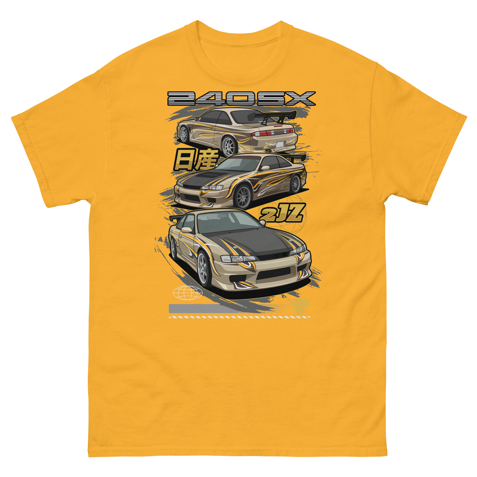JDM Silvia S14 Unisex Classic Tee - Image 14