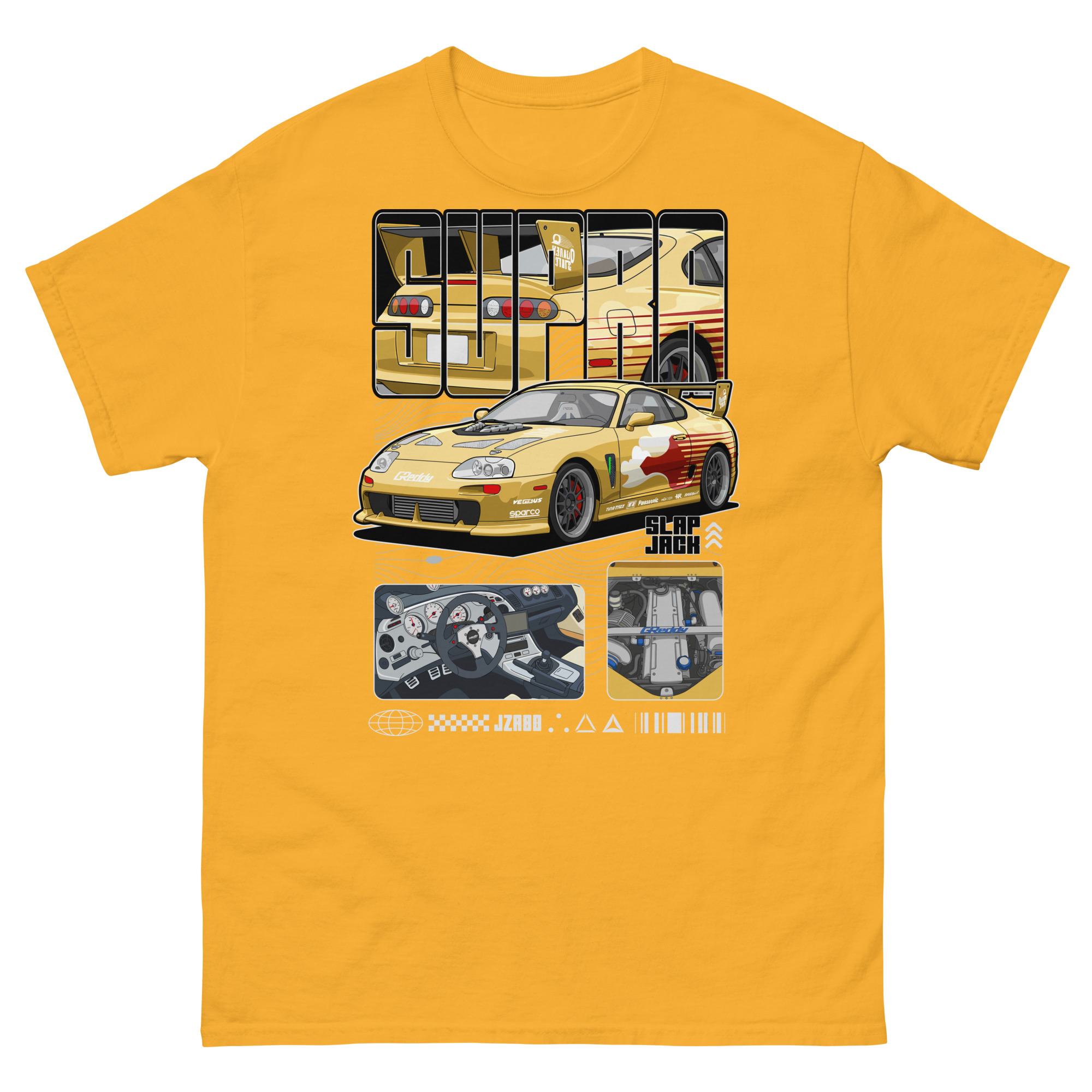 Slap Jack's Supra MK4 Unisex Classic Tee - Image 14