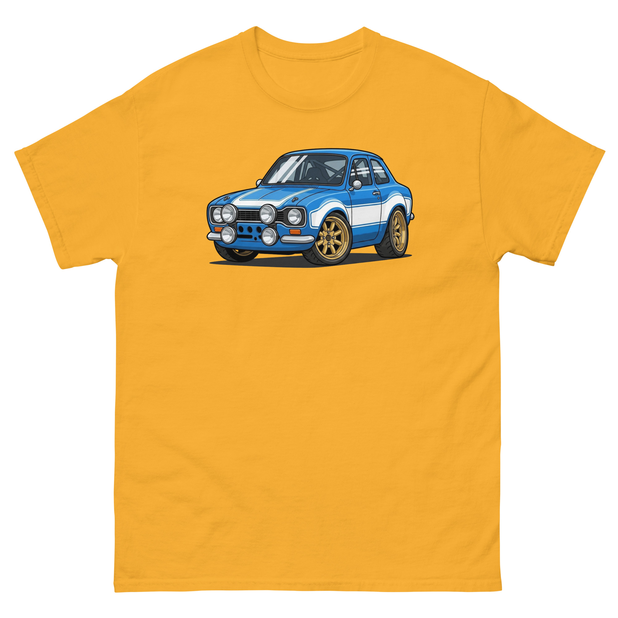 1970 Escort MK1 Chibi Style Unisex Classic Tee - Image 14