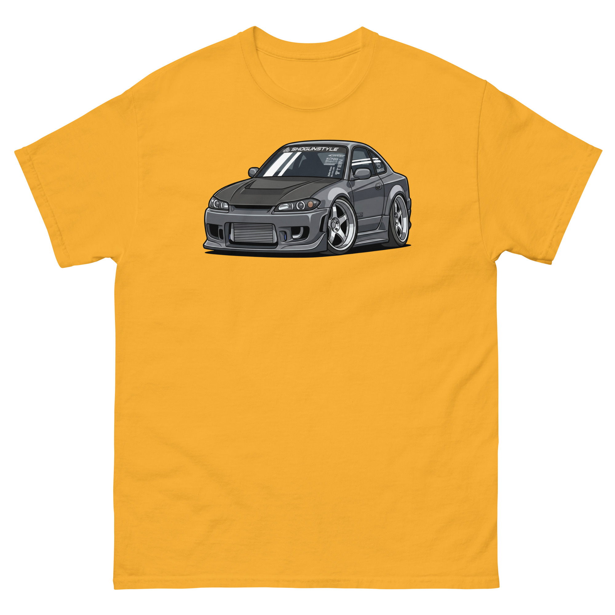 2000 Silvia S15 Chibi Style Unisex Classic Tee - Image 14