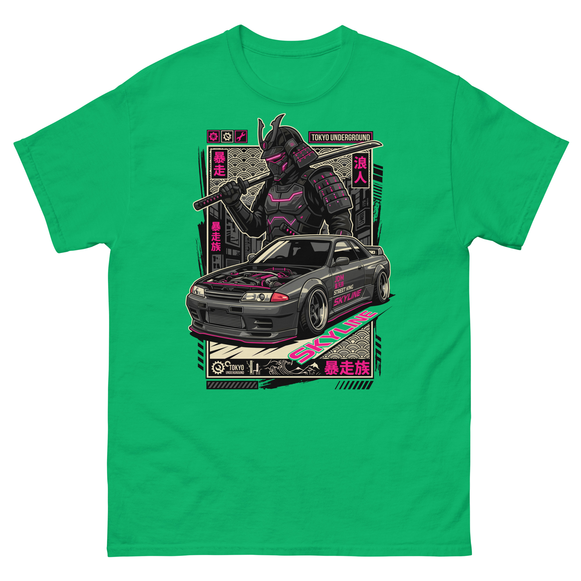 Samurai Skyline R32 Unisex Classic Tee - Image 11