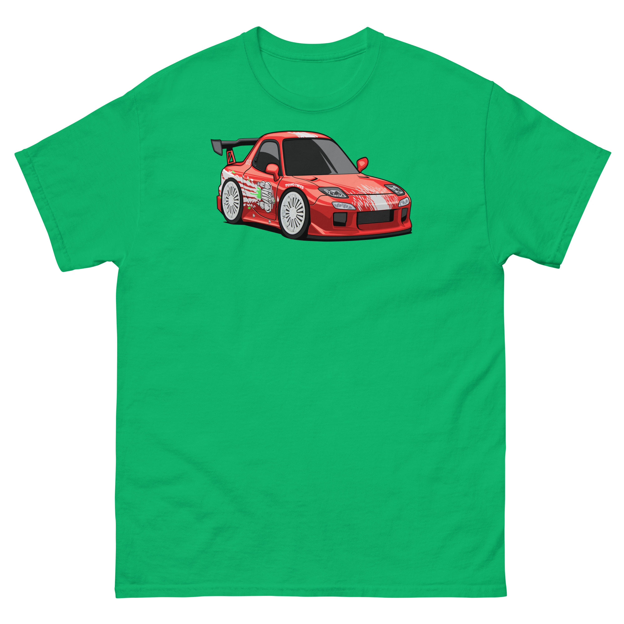 RX-7 Chibi Style Unisex Classic Tee - Image 11